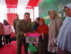 Danrem 043/Gatam Hadiri Launching 2.500 Jembatan Perintis Garuda dan 3.000 Titik Air Bersih