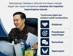 Perkuat Kepemimpinan di Era Digital, Sekdaprov Marindo Dalami Ekonomi Digital dan Komunikasi Kebijakan