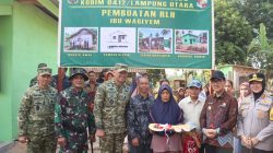 Danrem 043/Gatam Hadiri Penutupan TMMD ke-129 Kodim 0412/LU