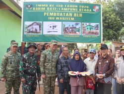 Danrem 043/Gatam Hadiri Penutupan TMMD ke-129 Kodim 0412/LU