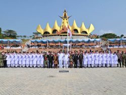Merah Putih Menyala dari Beranda Sumatra, Menara Siger Jadi Panggung HUT ke-81 Kemerdekaan RI di Lampung Selatan
