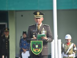 Korem 043/Gatam Khidmat Upacara HUT Ke-81 RI, Teguhkan Semangat “Indonesia Berdaulat, Adil, dan Makmur