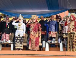 Usai Merah Putih Diturunkan, Warna Budaya Nusantara Menghiasi Menara Siger