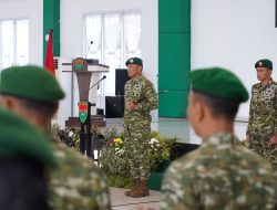 Danrem 043/Gatam Hadiri Sertijab Pejabat Kodam XXI/Radin Inten, Tegaskan Komitmen Sinergitas untuk Lampung