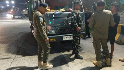 Jaga Pasokan Pangan, Satpol PP Provinsi Lampung dan Satgas TNI Pantau Pengiriman Gabah di Bakauheni