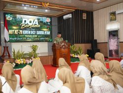 Maulid Nabi dan HUT Ke-79, Korem 043/Gatam Perkuat Semangat Pengabdian Bersama Rakyat