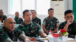 Kasrem 043/Gatam Hadiri Monitoring Tim Penyuluh Karhutla Kodam XXI/Radin Inten