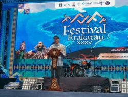 Gubernur Lampung Buka Festival Krakatau XXXV, Dorong Pariwisata Beri Dampak Ekonomi bagi Masyarakat