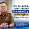 Sisa Abu Anak Krakatau Masih Selimuti Sekolah, KBM Daring Lampung Selatan Diperpanjang hingga 10 September