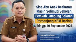 Sisa Abu Anak Krakatau Masih Selimuti Sekolah, KBM Daring Lampung Selatan Diperpanjang hingga 10 September