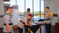 Kompol Regan Resmi Gantikan Kompol Gigih Jabat Kasat Reskrim Polresta Bandar Lampung