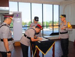Kompol Regan Resmi Gantikan Kompol Gigih Jabat Kasat Reskrim Polresta Bandar Lampung