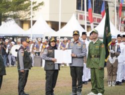Ribuan Satlinmas Ikuti Kemah Bhakti di Bandar Lampung, ASLINMAS dan ABPEDNAS Dikukuhkan
