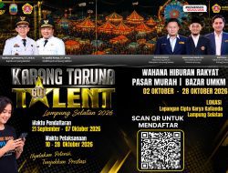 Total Hadiah Puluhan Juta Menanti, Pendaftaran Karang Taruna Got Talent 2026 Masih Dibuka bagi Talenta Muda Lampung Selatan
