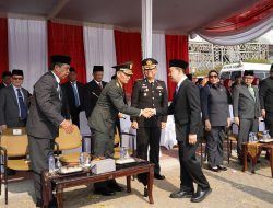 Semangat Pancasila Bergema di Lampung, Danrem Hadiri Upacara Provinsi, Kasrem Jadi Irup di Makorem