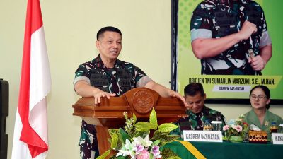 Danrem 043/Gatam Dorong Prajurit Aktif Kawal Program Pemerintah di Tengah Masyarakat