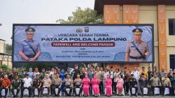 Sertijab Kapolda Lampung, Danrem 043/Gatam Tegaskan Sinergi TNI-Polri Kunci Jaga Keamanan