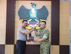 Danrem 043/Gatam dan Kapolda Lampung Perkuat Sinergi untuk Jaga Kondusivitas Wilayah
