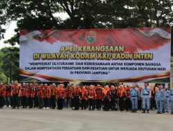 Apel Kebangsaan Kodam XXI/Radin Inten: Kasrem 043/Gatam Tekankan Sinergi Jaga Kondusivitas Lampung