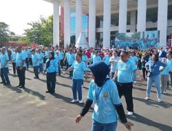 Semarak Lomba Senam Kreasi Tabolabale, Pemkot Bandarlampung Rayakan Sumpah Pemuda dengan Penuh Energi