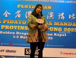 Wali Kota Eva Dwiana Buka Lomba Pidato Bahasa Mandarin se-Provinsi Lampung 2025: Dorong Semangat Belajar dan Prestasi Generasi Muda