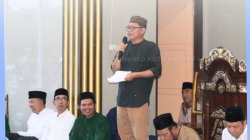 Safari Ramadan 1447 H, Wali Kota Bandar Lampung Eva Dwiana Diwakili Sukarma Wijaya di Masjid Jami Al-Ihsan, Kecamatan Tanjung Karang Barat