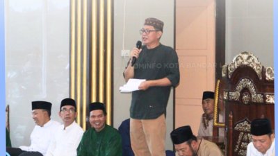 Safari Ramadan 1447 H, Wali Kota Bandar Lampung Eva Dwiana Diwakili Sukarma Wijaya di Masjid Jami Al-Ihsan, Kecamatan Tanjung Karang Barat
