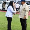 Walikota Bunda Eva Sambut, Kedatangan Presiden Prabowo