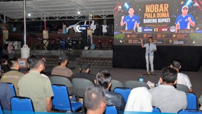 Nobar Piala Dunia 2026 di Kalianda Diserbu Warga, UMKM Raup Omzet hingga Tiga Kali Lipat