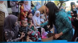Ketua TP PKK Lampung Selatan Zita Anjani Beri Perhatian Khusus Anak Berisiko Stunting di Sidomulyo
