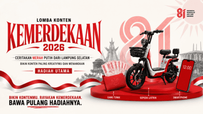 Warga Lampung Selatan Diajak Tuangkan Semangat Kemerdekaan Lewat Lomba Konten Kreatif