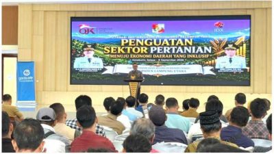 Perkuat Ketahanan Pangan, OJK dan Pemkab Lampung Utara Perluas Akses Keuangan Petani